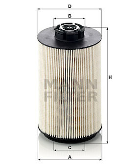 Palivový filtr MANN-FILTER PU 1058 x