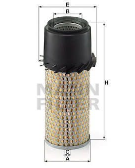 Vzduchový filtr MANN-FILTER C 1188
