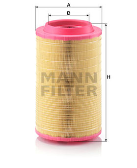 Vzduchový filtr MANN-FILTER C 25 860/6