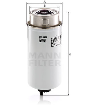 Palivový filtr MANN-FILTER WK 8114