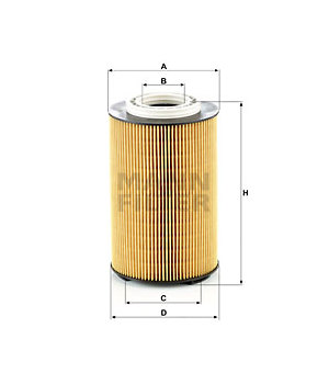 Olejový filtr MANN-FILTER HU 1291/1 z