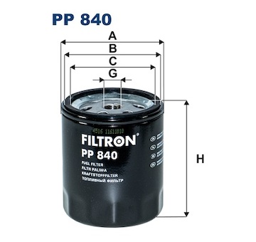 Palivový filtr FILTRON PP 840