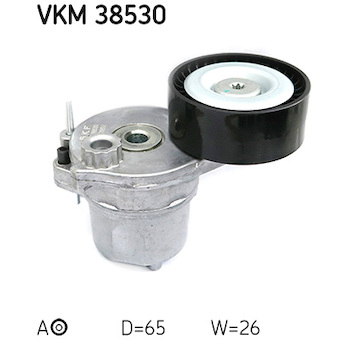 Napínací kladka, žebrovaný klínový řemen SKF VKM 38530