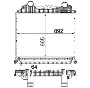 Chladič turba MAHLE CI 123 000P