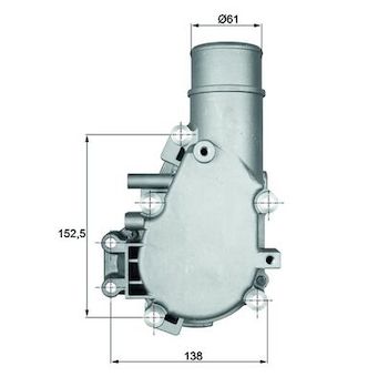 Termostat, chladivo MAHLE TI 136 84