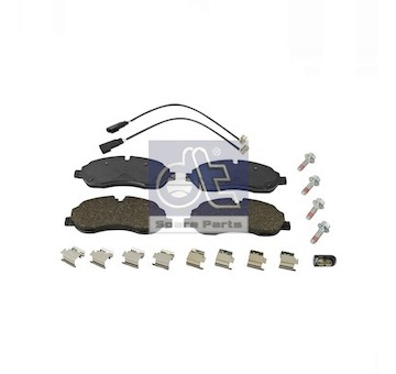 Sada brzdových destiček, kotoučová brzda DT Spare Parts 13.93108