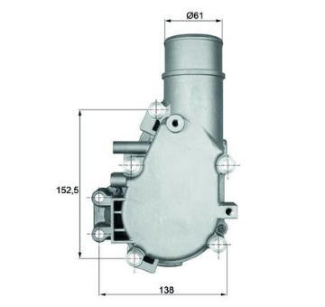 Termostat, chladivo MAHLE TI 136 84