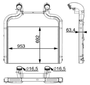 Chladič turba MAHLE CI 36 000P