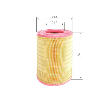 Vzduchový filtr BOSCH F 026 400 536