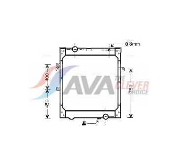 Chladič, chlazení motoru AVA Clever Choice MNA2004
