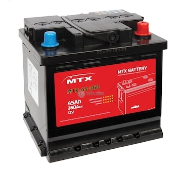 Autobaterie 12V 45AH MTX BATTERY 360EN MTX MTX-45-360