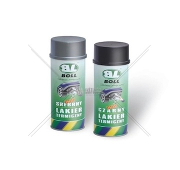 Autolak 500ml černý tepelný 650°C BOLL 001018