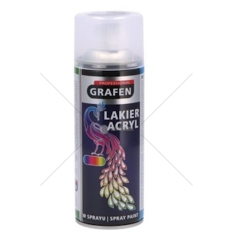 Autolak černý matný 400ml GRAFEN RAL9005