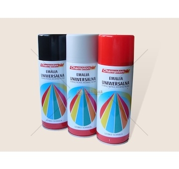 Autolak černý pololesk 400ml