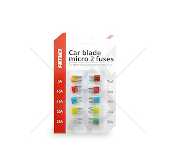 Autopojistky MICRO 2 blistr 10ks
