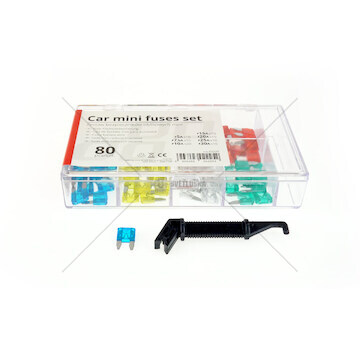 Autopojistky MINI pouzdro 80 ks MIX