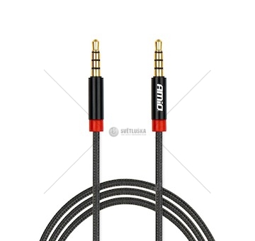 AUX kabel jack-jack 3,5mm 100cm AMiO-03296