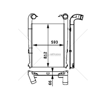 Chladič turba NRF NRF30216