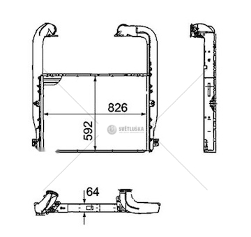 Chladič turba NRF NRF30223