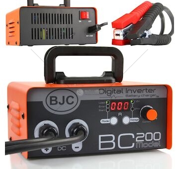 Digitální invertorová nabíječka baterií 12/24V BC-200 BJC