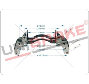 Držák, brzdový třmen UNIBRAKE UNB5809