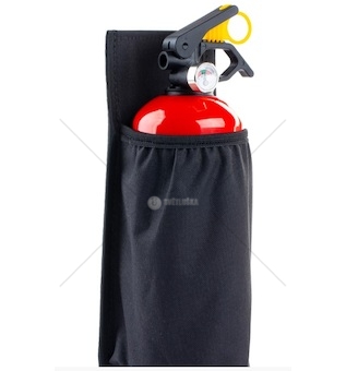 Držák hasícího přístroje na suchý zip