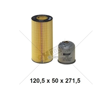 Filtr oleje e502h02d121 sada mercedes actros mp2/mp3 v6 a v8 euro 3 0070784_A