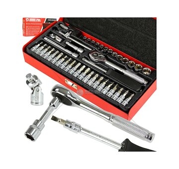 Gola sada 4-14mm + bity, 1/4", 42ks MAR-POL