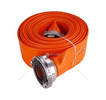 Hadice B75 PVC Orange 10m se spojkami, 3", 10m, HERON