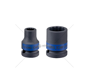 Hlavice nástrčná 1/2 12MM Krátká kovaná 12-hranná KING TON 453012M