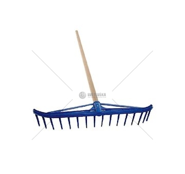 Hrábě plastové 16 zubů/55cm, násada 1.5m