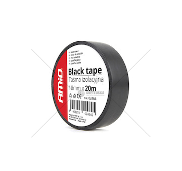 Izolační páska, černá 18mm x 20m (1 ks)