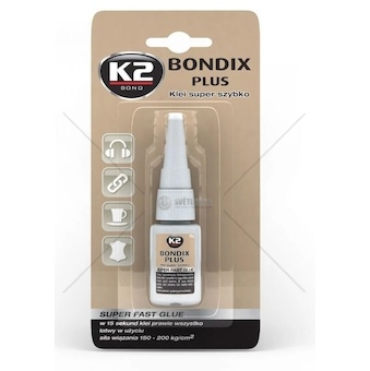 K2 BONDIX 10g - sekundové lepidlo plast, dřevo, guma, keramika