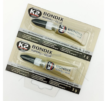 K2 BONDIX 3g - sekundové lepidlo plast, dřevo, guma, keramika