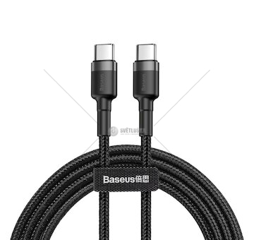 Kabel USB-C na USB-C Baseus Cafule PD 2.0, QC 3.0, 60 W, 2m