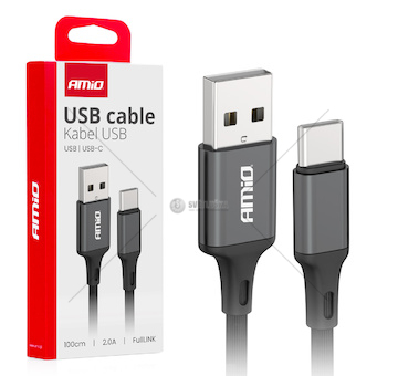 Kabel USB na USB-C 2A 100cm FullLINK AMIO-03899