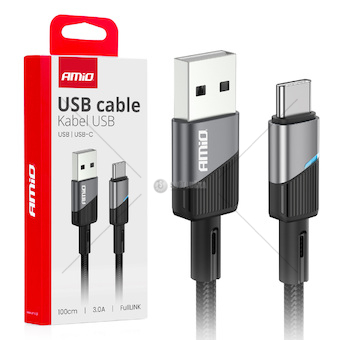 Kabel USB na USB-C 3A 100cm FullLINK AMIO-03923