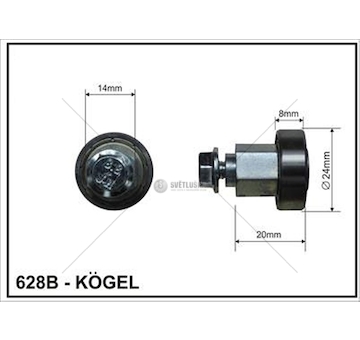 Kladka bočnice KOGEL  628B