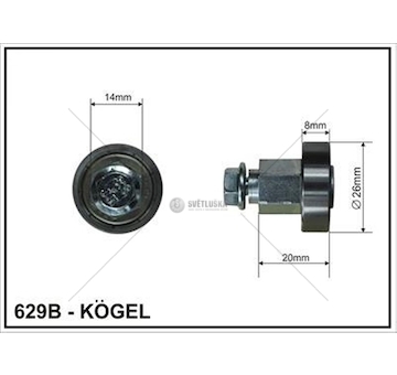 Kladka bočnice KOGEL,TSE  629B