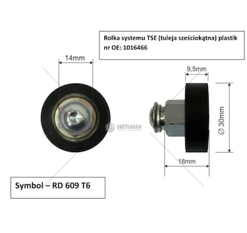 Kladka bočnice SCHMITZ TSE  RD609T6