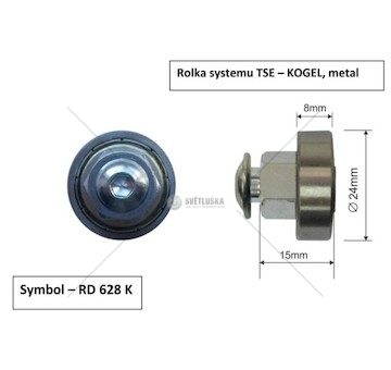 Kladka přesuvná návěsu SCHMITZ TSE  RD628K