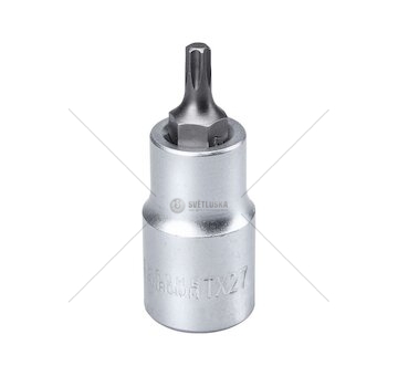 Klíč zástrčný TORX, 1/2', TX27, L 55mm, CrV/S2, FORTUM