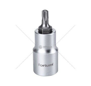 Klíč zástrčný TORX, 1/2', TX30, L 55mm, CrV/S2, FORTUM