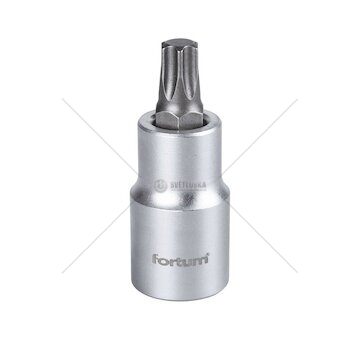 Klíč zástrčný TORX, 1/2', TX50, L 55mm, CrV/S2, FORTUM