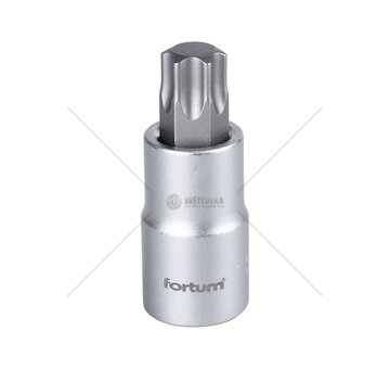 Klíč zástrčný TORX, 1/2', TX60, L 55mm, CrV/S2, FORTUM