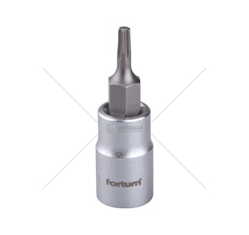 Klíč zástrčný TORX, 1/4', TX10, L 37mm, CrV/S2, FORTUM