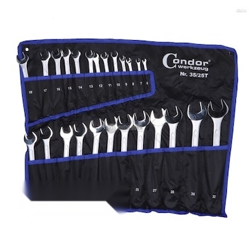 KLUCZE PLASKO-OCZKOWE 6-32MM  C.35-25T