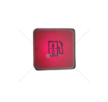 Kontrolka čističe paliva červená