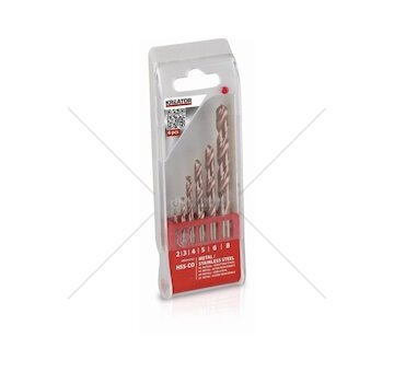 KRT012701 - 6 ks HSS Vrtáků do kovu COBALT KREATOR