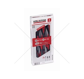 KRT400001 Sada šroubováků 6ks SL/PH/PZ KREATOR